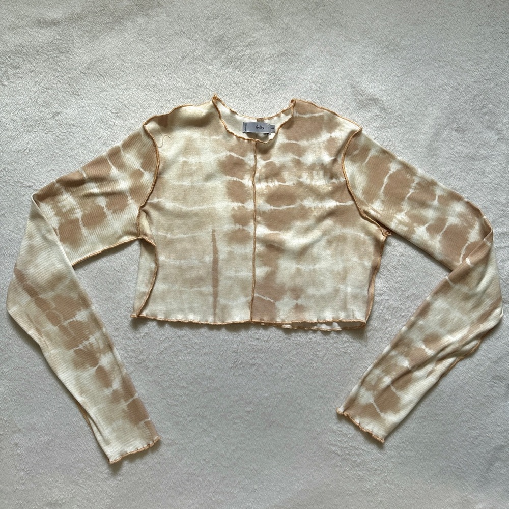 Adika Stitch Tie-Dye Crop Top